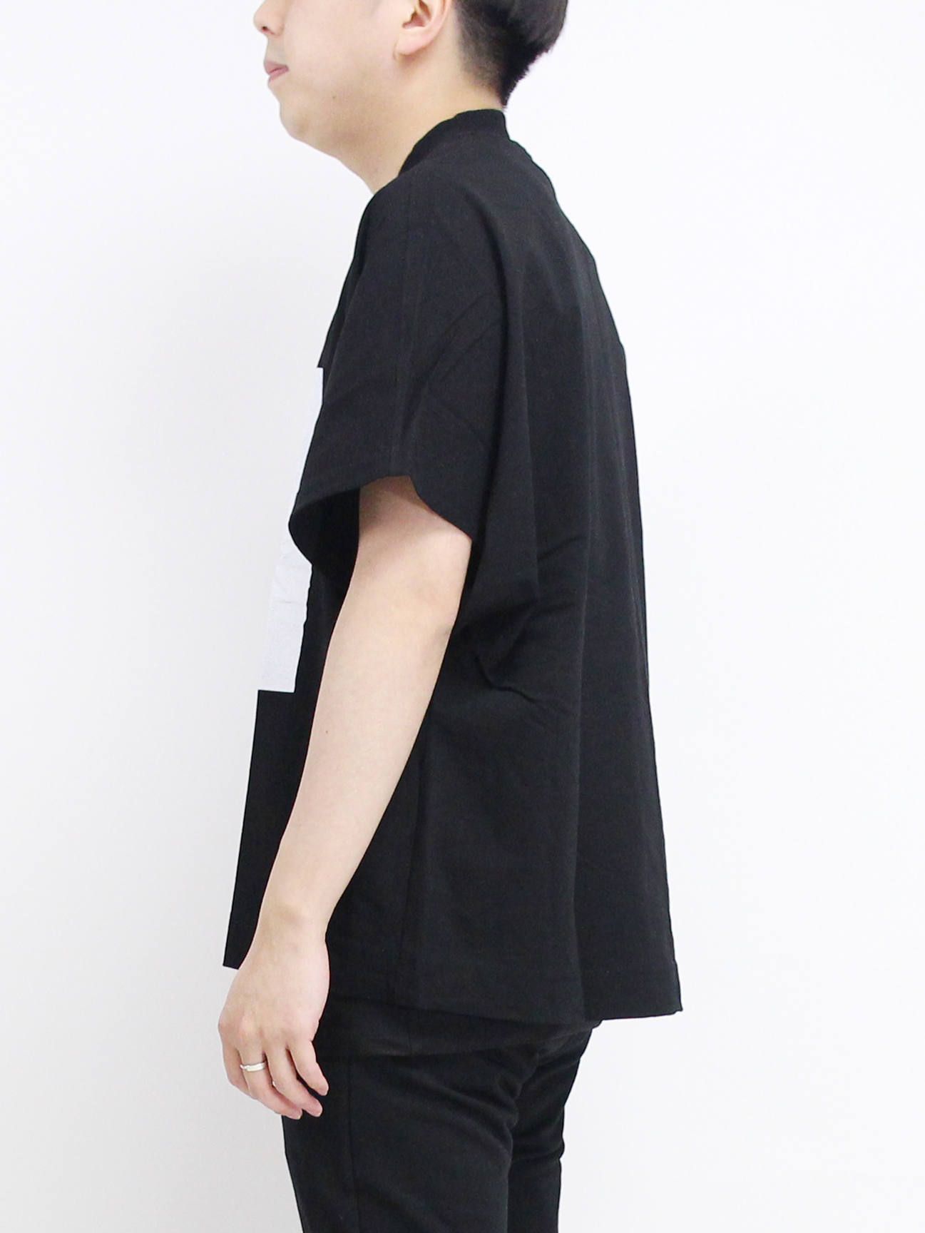 プリントカイトTシャツ - PRINT T-SHIRT - BLACK 657CPM11