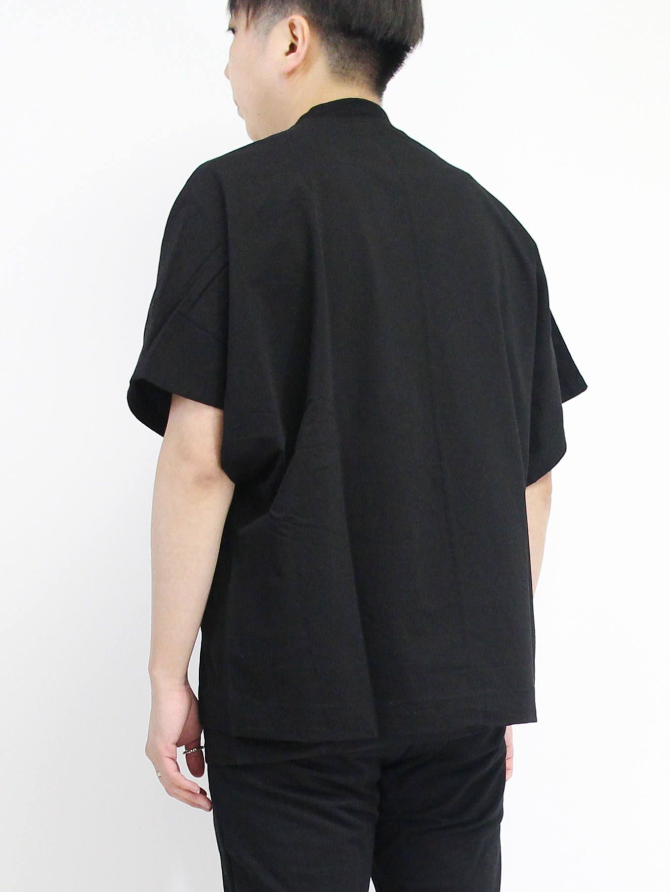 プリントカイトTシャツ - PRINT T-SHIRT - BLACK 657CPM11