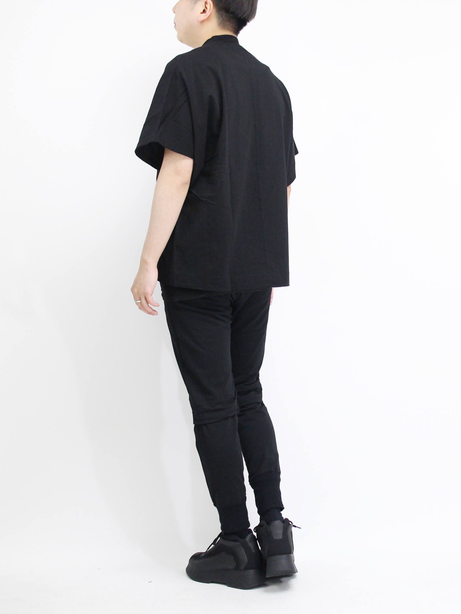 JULIUS - プリントカイトTシャツ - PRINT T-SHIRT - BLACK