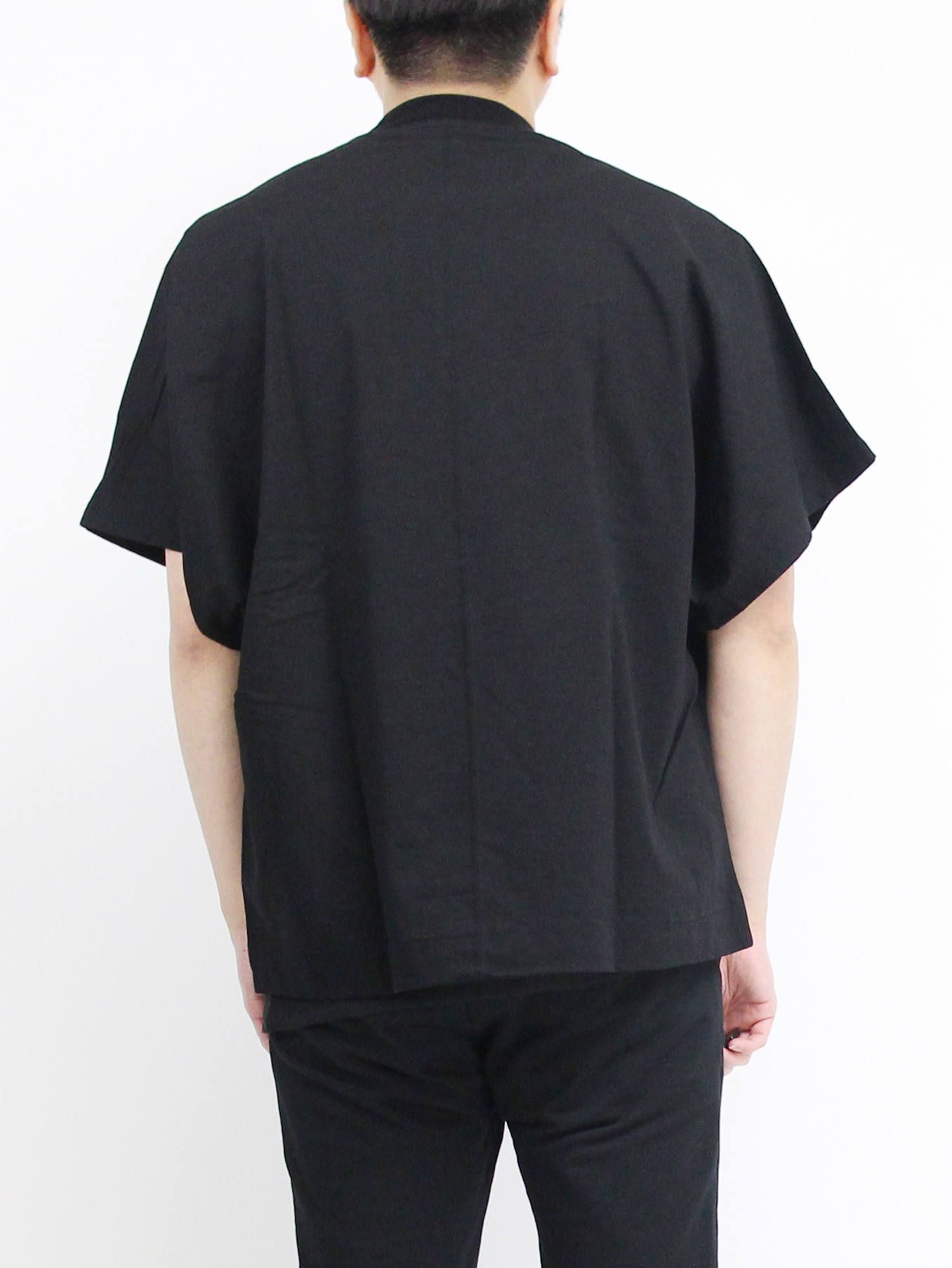 プリントカイトTシャツ - PRINT T-SHIRT - BLACK 657CPM11