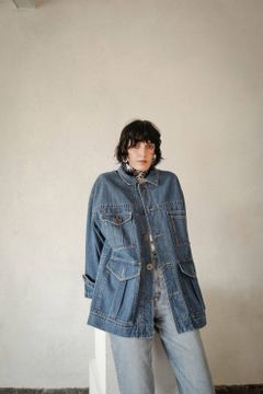 ルーズワイドカバーオール - LOOSE WIDE COVERALL BLUE