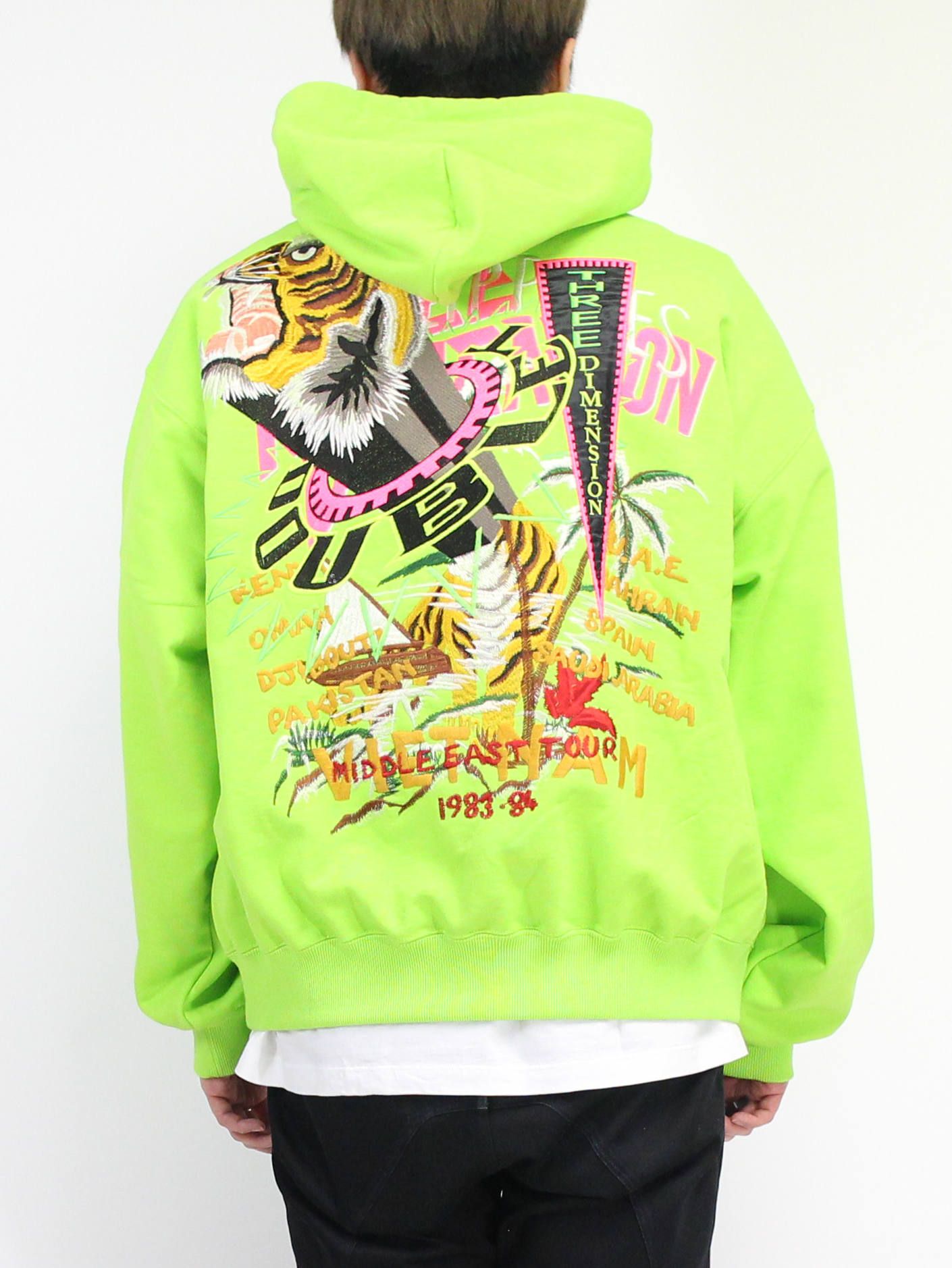 doublet - カオス刺繍フードパーカー - CHAOS EMBROIDERY HOODIE ...