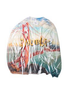 ハンガー圧縮長袖Tシャツ - COMPRESSEDLONG SLEEVE TSHIRT IN THE HANGER MOLD BRIDGE
