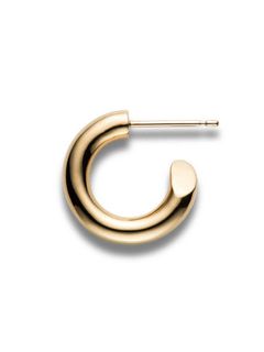 【両耳用】PLACEBO 301F GOLD（プラシーボピアス）｜ シルバー925 / 18Kポスト