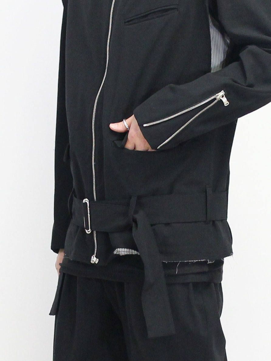 The viridi.anne ジップアップ 加工 デニムジャケット The Viridi-anne Denim Jacket （Indigo） 通販 大阪/京都