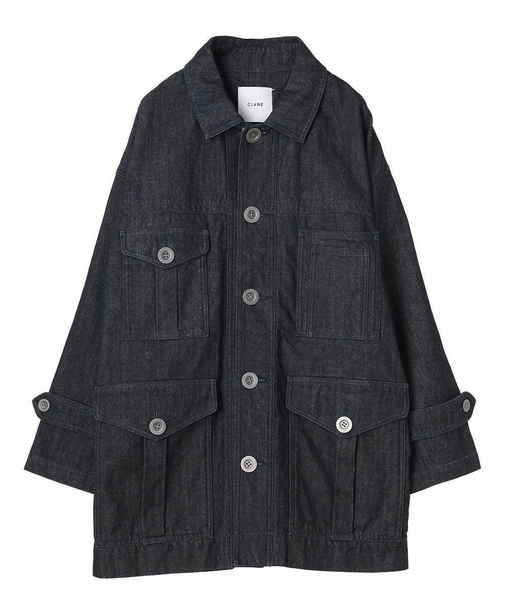 CLANE - ルーズワイドカバーオール - LOOSE WIDE COVERALL BLUE | ADDICT WEB SHOP