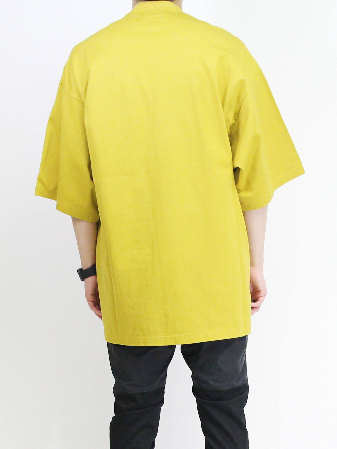 ニルズビッグTシャツ -  NIL BIG T-SHIRT - MUSTARD