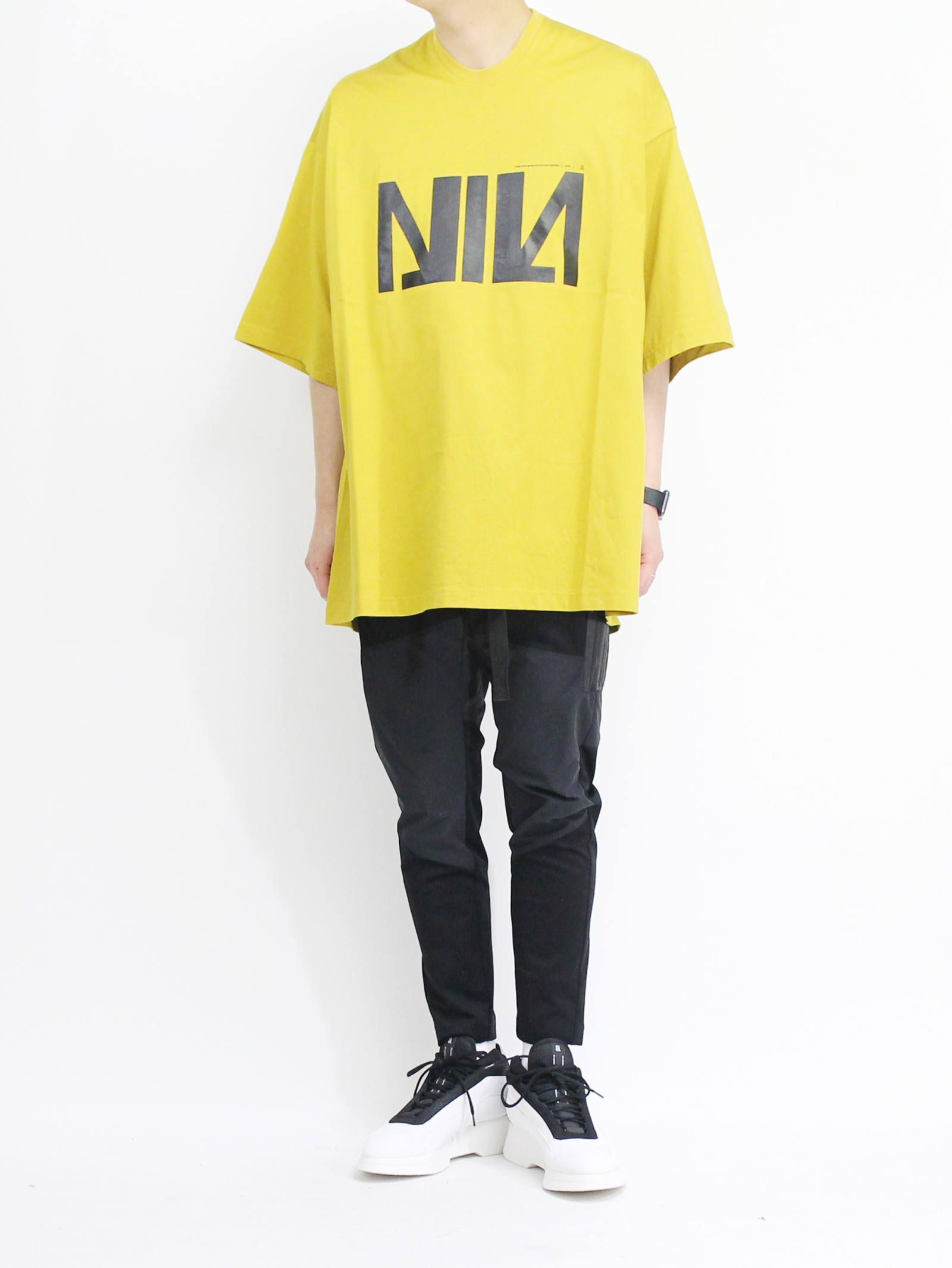 NILoS - ニルズビッグTシャツ - NIL BIG T-SHIRT - white