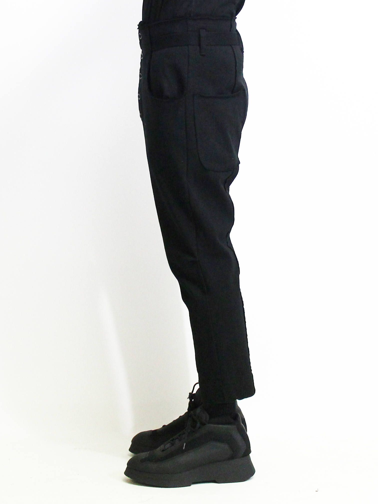 The Viridi-anne - ベルト付きサルエルパンツ | ADDICT WEB SHOP