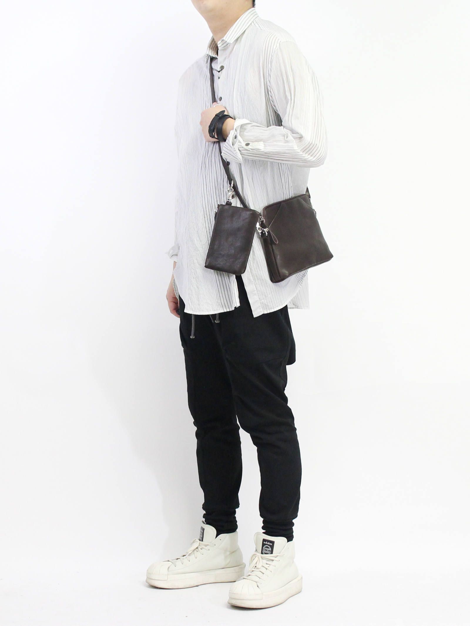 スウィッチショルダーバッグ - Switch shoulder - Brown
