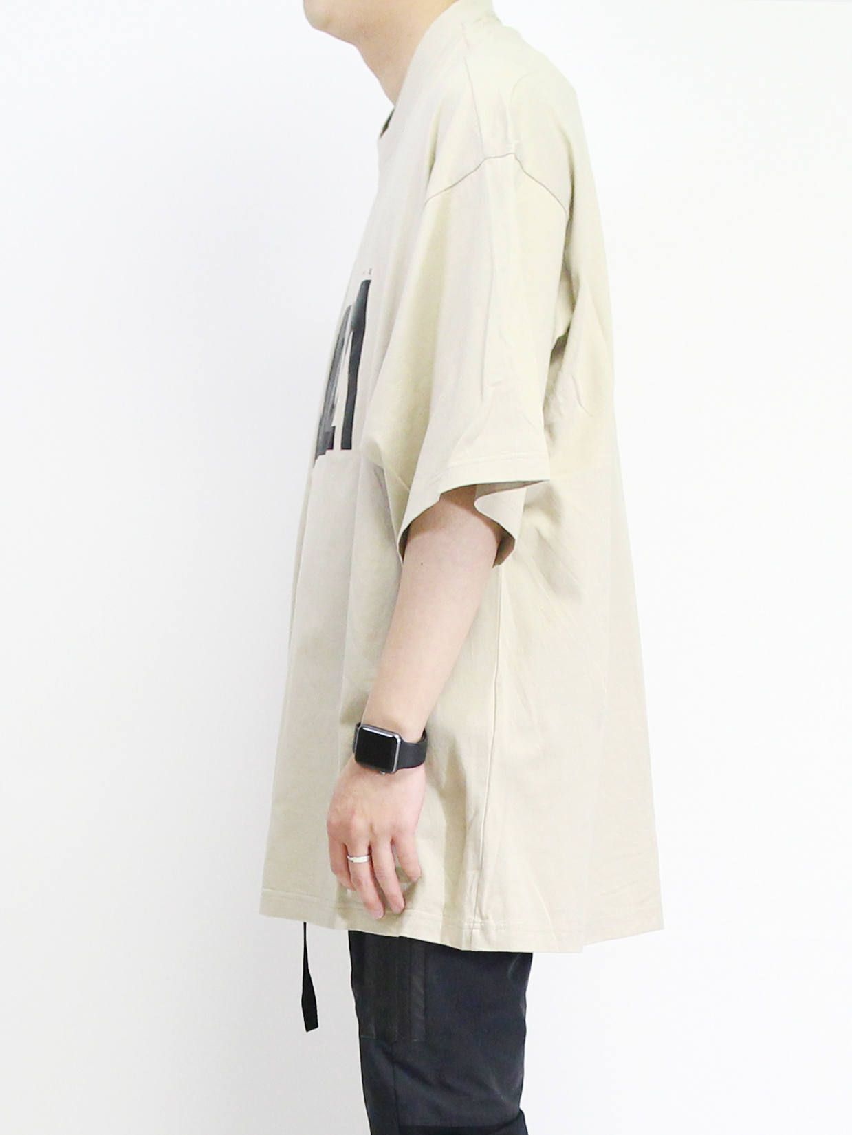 ニルズビッグTシャツ -  NIL BIG T-SHIRT - BEIGE