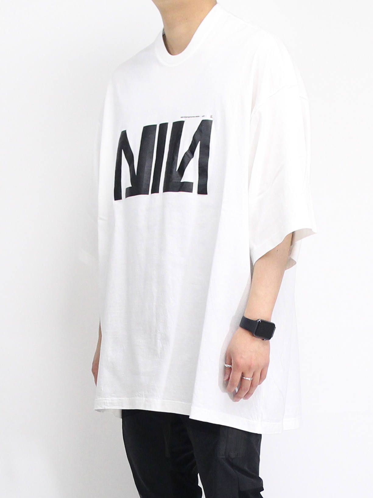 NILoS - ニルズビッグTシャツ - NIL BIG T-SHIRT - white | ADDICT WEB ...