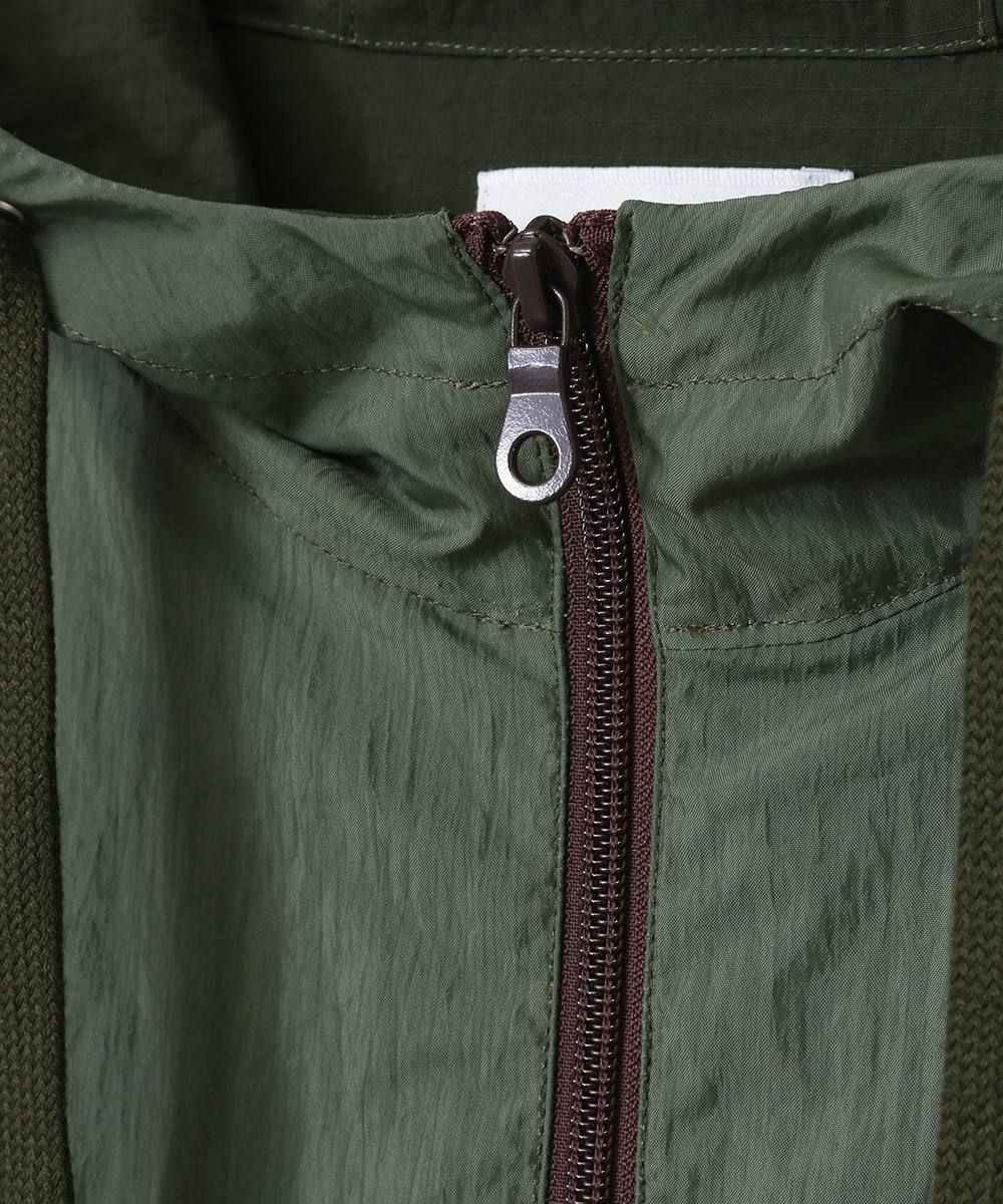 ナイロンレイヤードジャケット - NYLON LAYERED JACKET GREEN