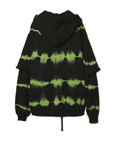 CHRISTIAN DADA - フーディー - Overdyeing Hoodie GREEN | ADDICT WEB