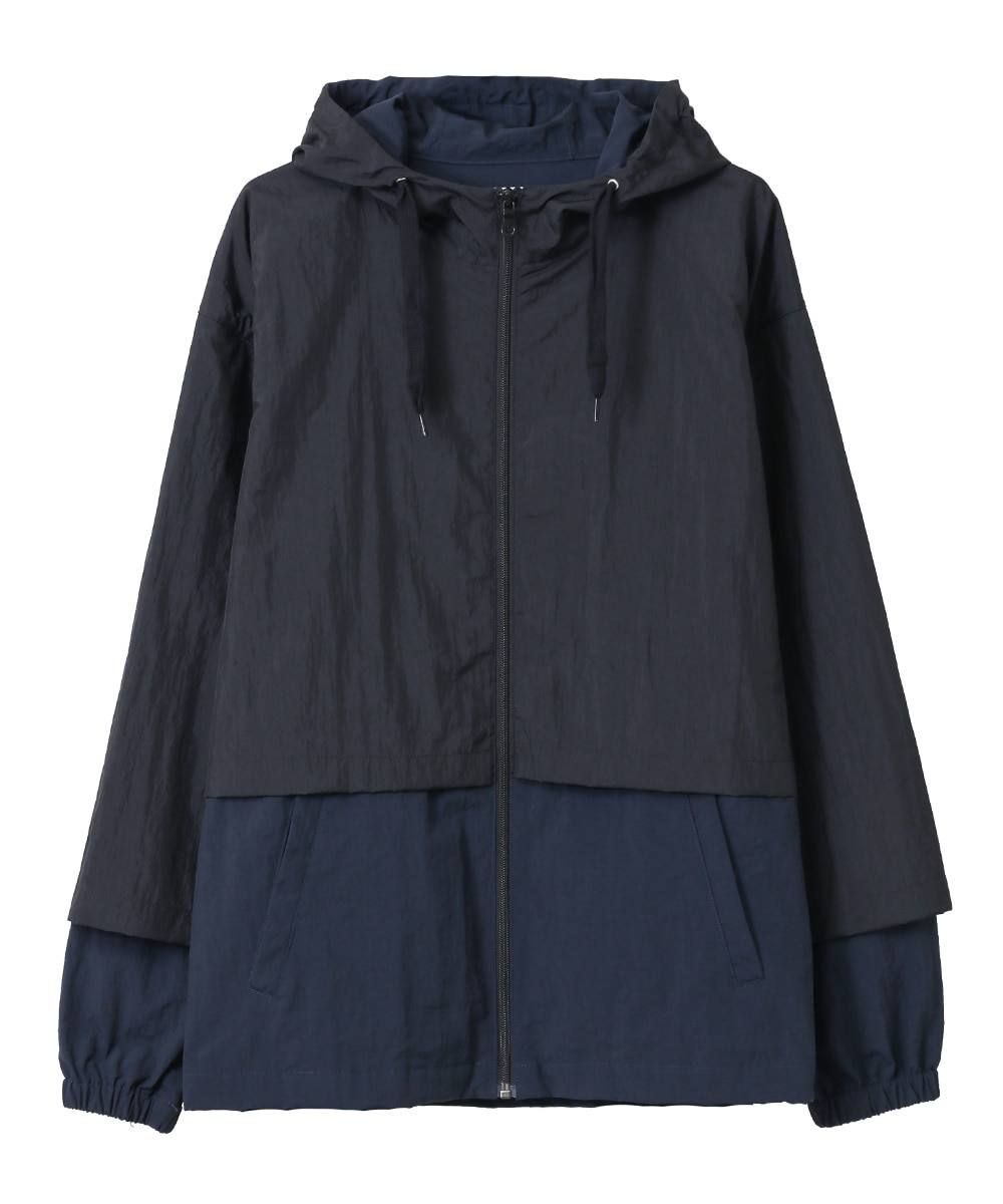 CLANE HOMME - ナイロンレイヤードジャケット - NYLON LAYERED JACKET GREEN | ADDICT WEB SHOP