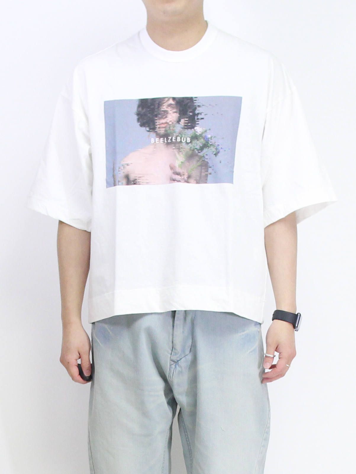 JULIUS - プリントカイトTシャツ - PRINT T-SHIRT - white 657CPM12