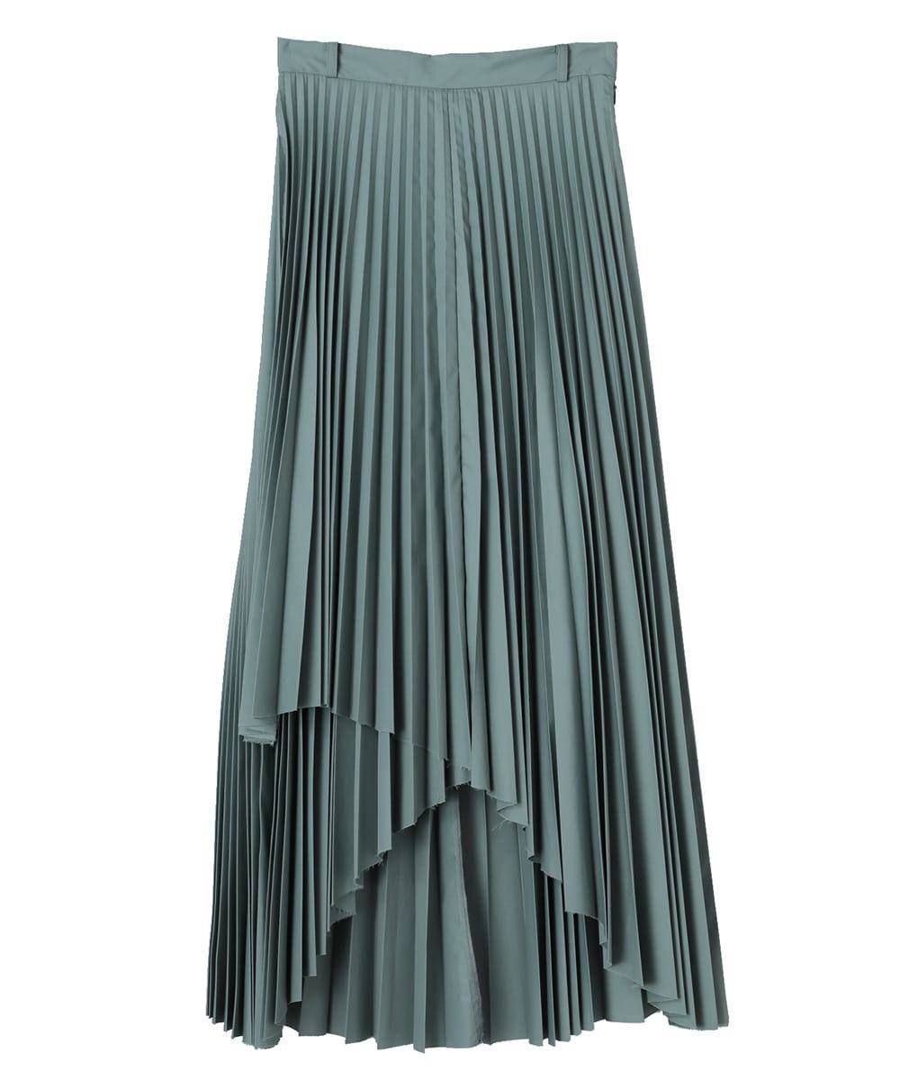 CLANE - プリーツスカート - WRAP PLEATS SKIRT GREEN | ADDICT WEB SHOP