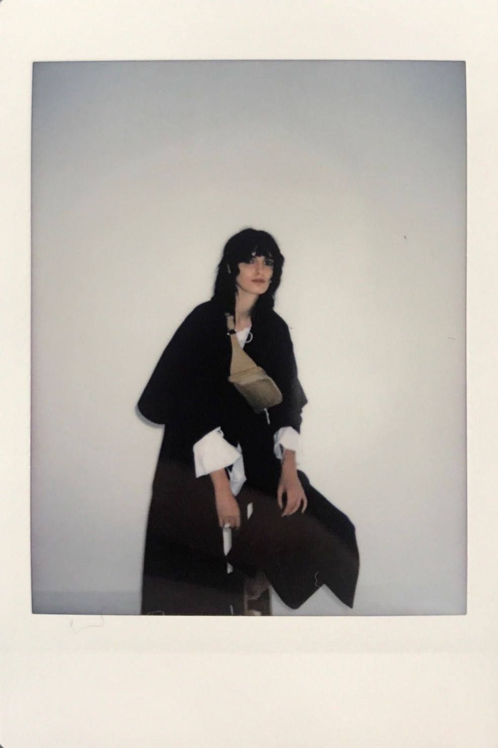 バックフリルトレンチコート - BACK FRILL TRENCH COAT NAVY