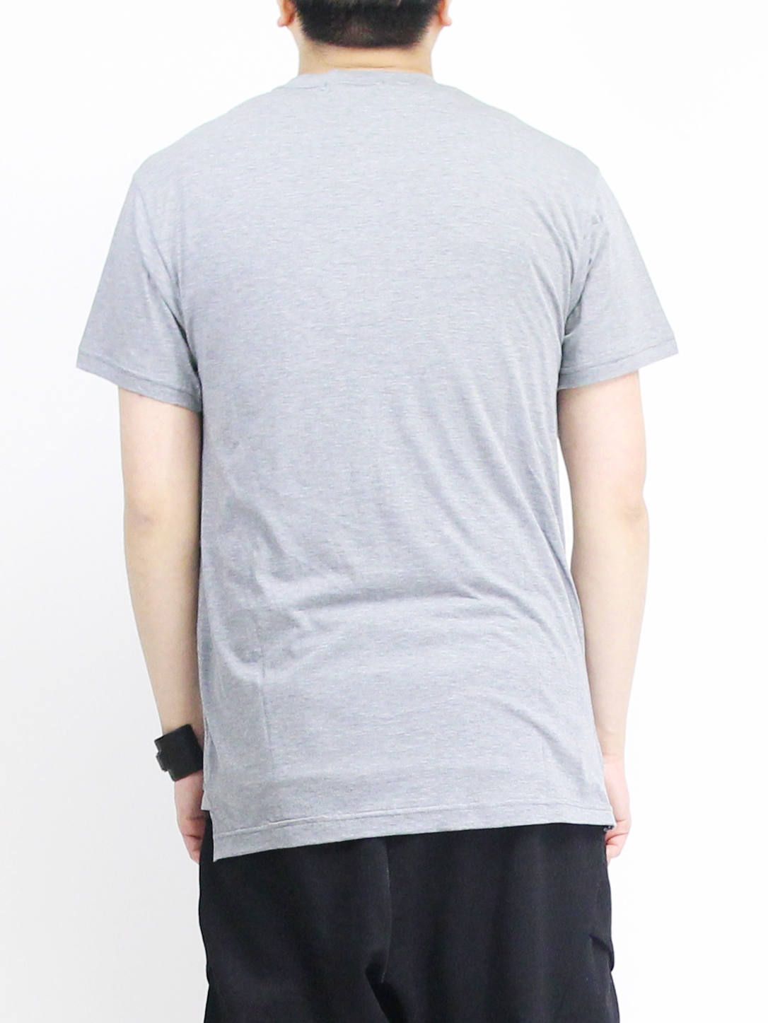 綿シルクレギュラーT - GREY