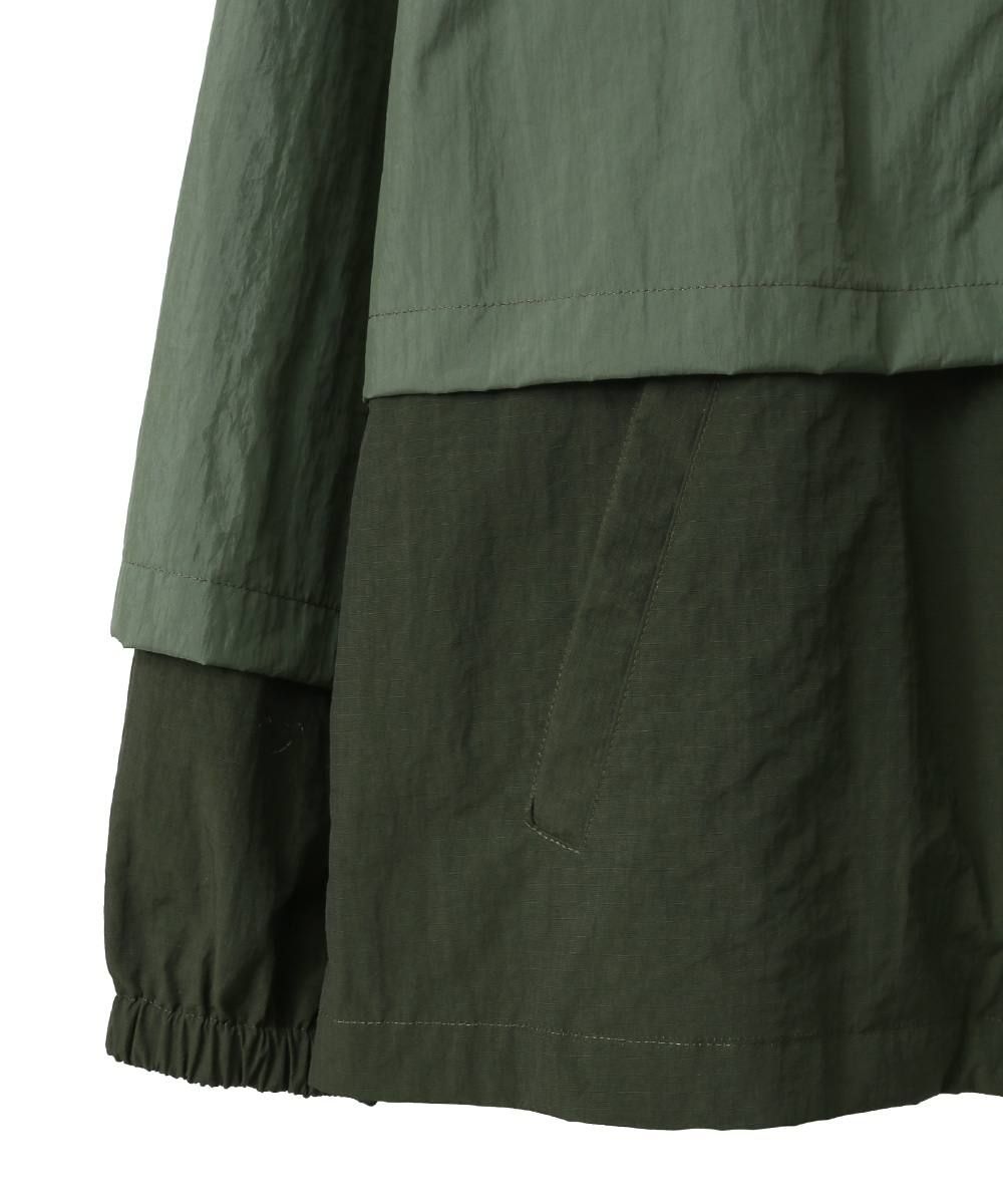 ナイロンレイヤードジャケット - NYLON LAYERED JACKET GREEN
