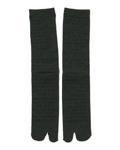 ロゴソックス - Quotes Jacquard Socks  GREEN