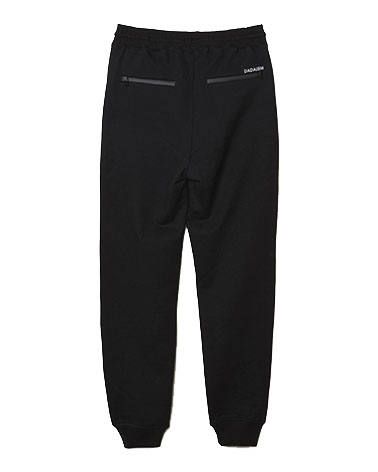ジップスウェットパンツ - Zip Sweatpant - BLACK