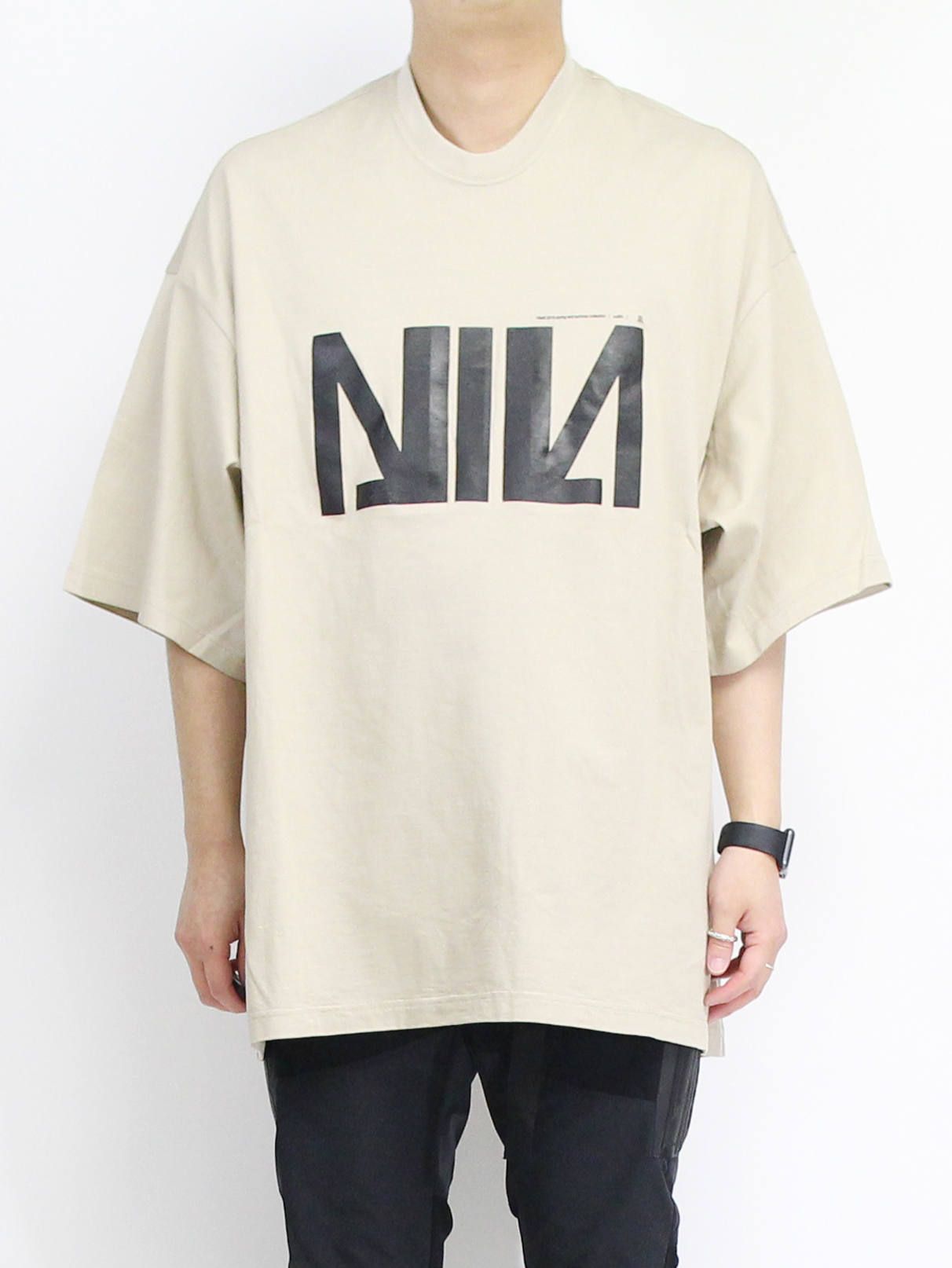 NILoS - ニルズビッグTシャツ - NIL BIG T-SHIRT - white | ADDICT WEB