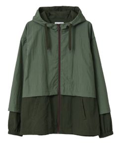 ナイロンレイヤードジャケット - NYLON LAYERED JACKET GREEN