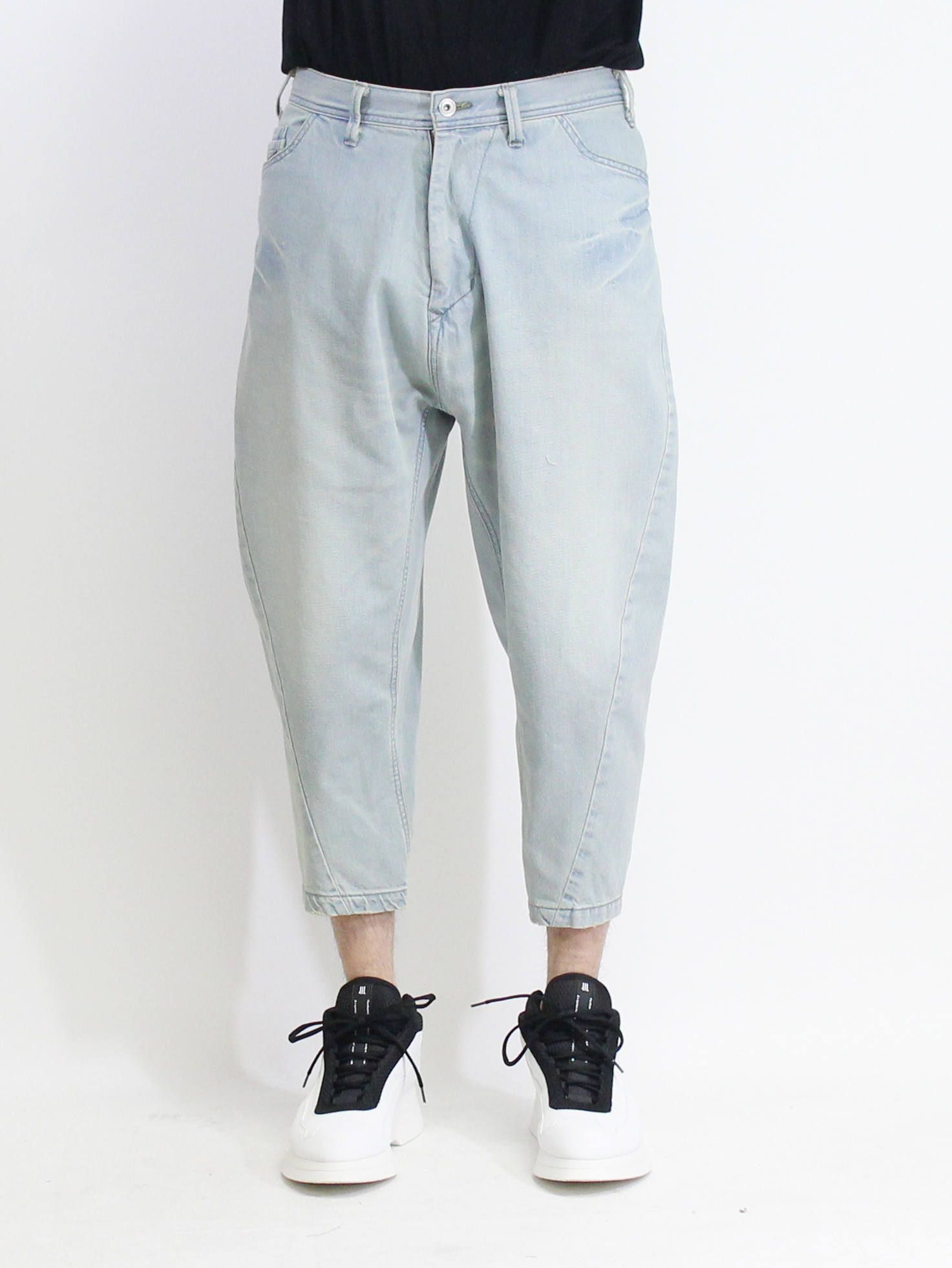 クロップドデニムパンツ - DENIM PANTS
