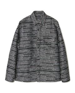 ジャガードシャツ- Patch-pocket Jacquard Shirt