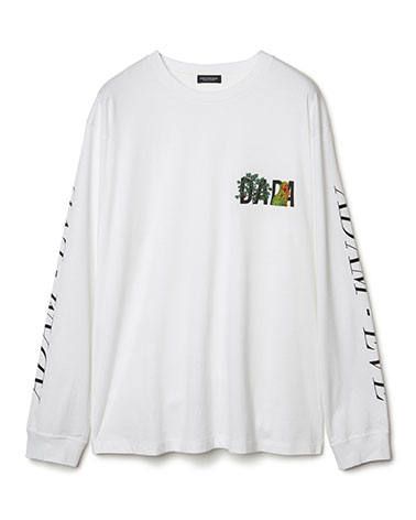 ロゴカットソー - DADA Logo Long Sleeve T-shirt  WHITE