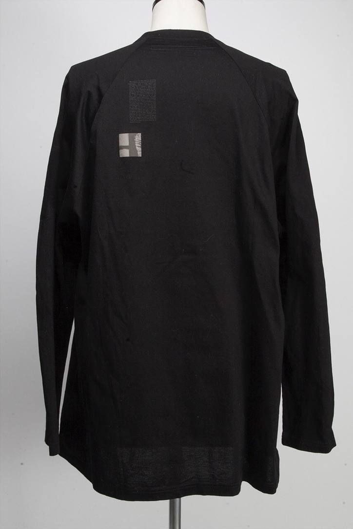 ニルズロングスリーブカットソー - NIL LONG SLLEVE SHIRT / BLACKxBLACK