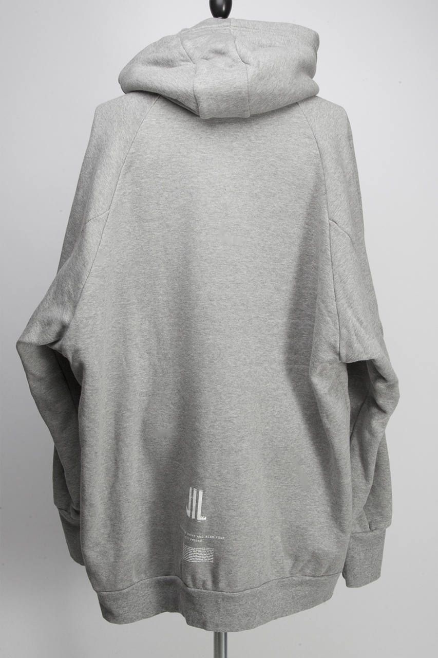 NILoS - ニルズビッグフーディー - Nil Big Hoodie - GREY | ADDICT