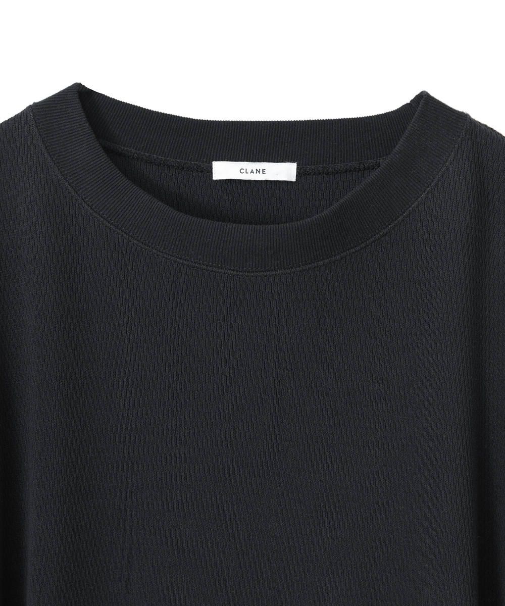 CLANE - サーマルビッグTシャツ - THERMAL BIG T/S BLACK | ADDICT WEB