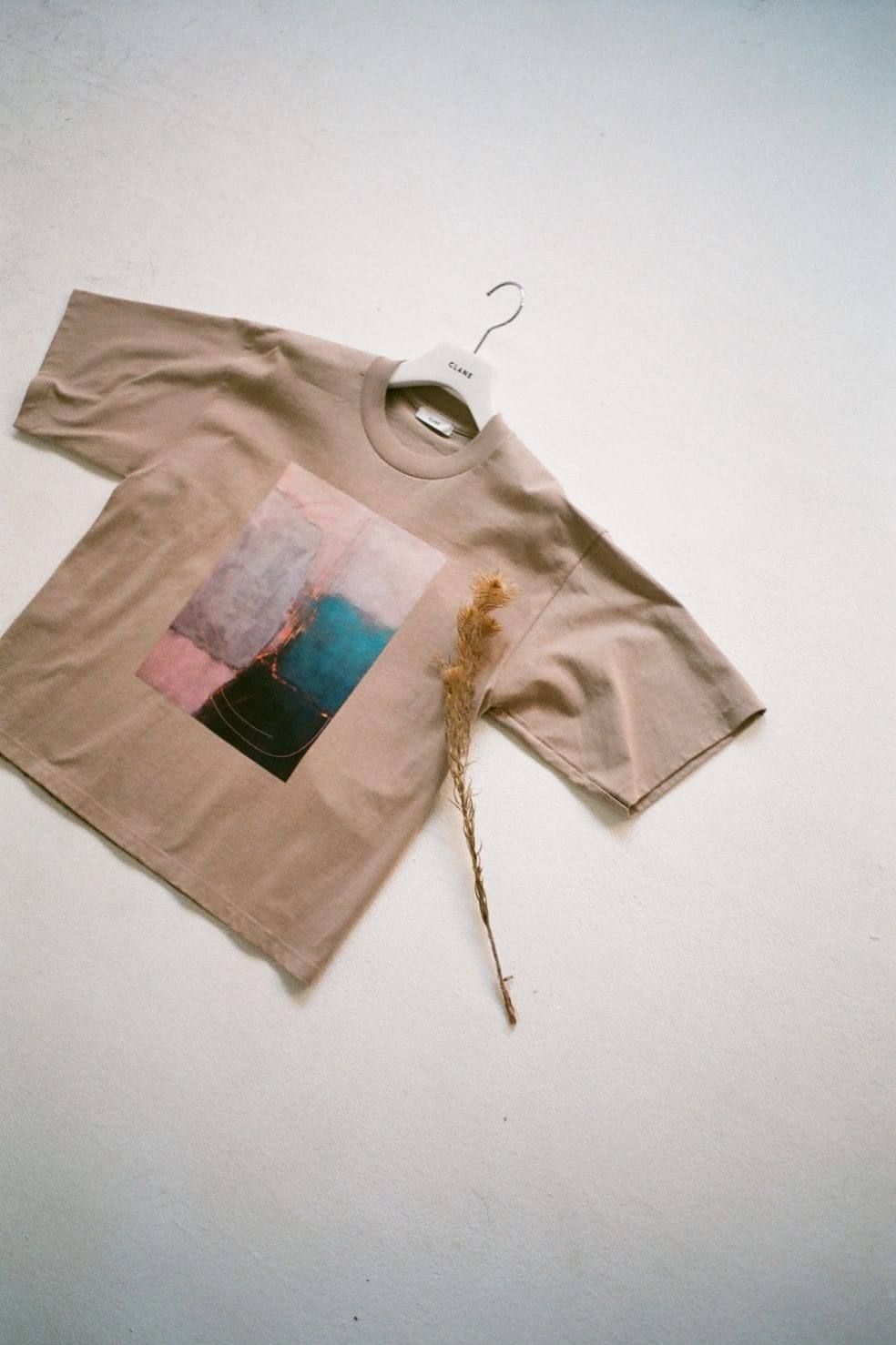 CLANE - アートTシャツ - ART T/S BEIGE | ADDICT WEB SHOP