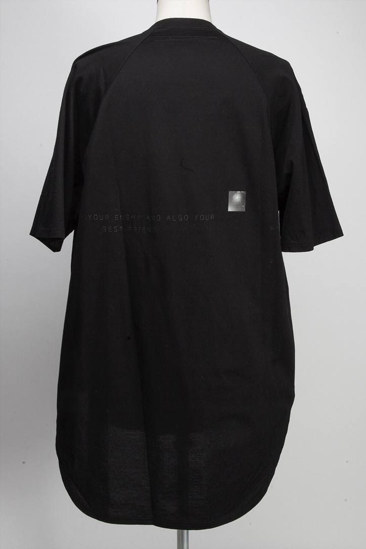 NILoS - 家紋Tシャツ - KAMON ROUND T-SHIRT - BLACK×BLACK NILoS - 家紋Tシャツ - KAMON ROUND T-SHIRT - BLACK×BLACK