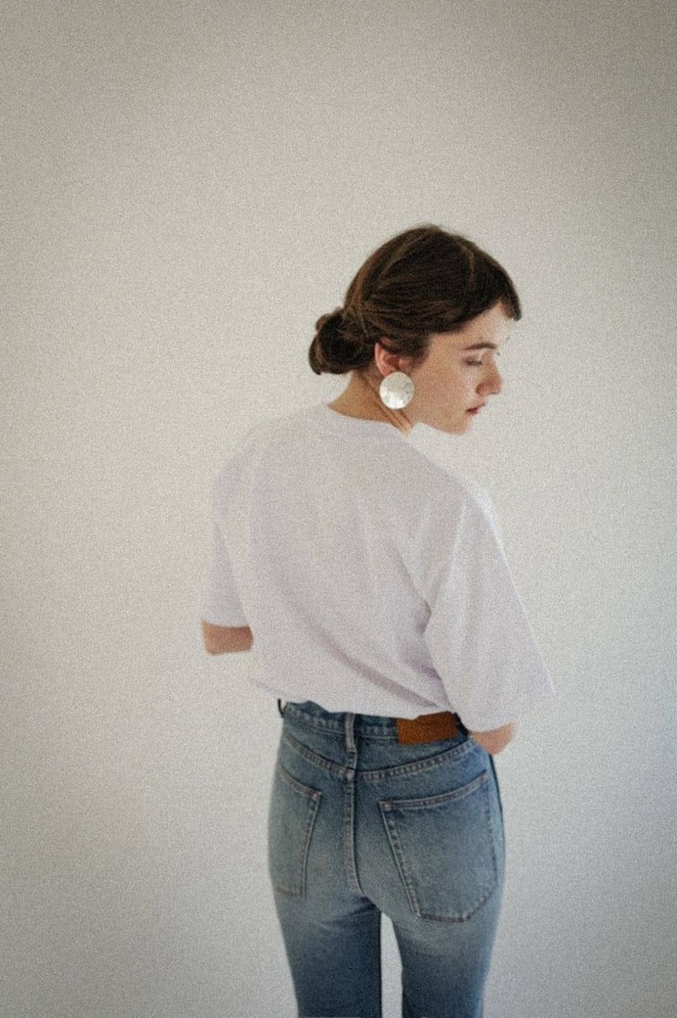 アートTシャツ -   	 ART T/S WHITE/S