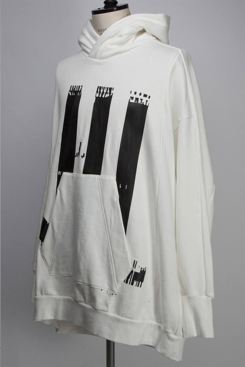 家紋ビッグフーディー - KAMON BIG HOODIE - WHITE