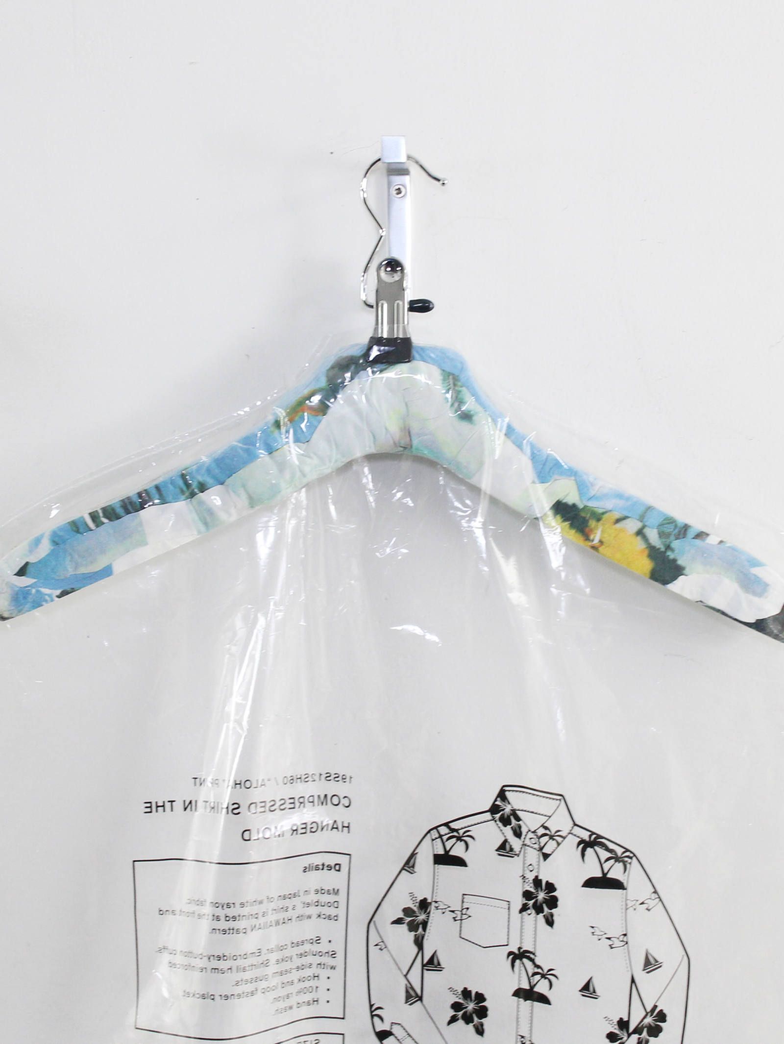 doublet - アロハ柄ハンガーシャツ - COMPRESSED ALOHA SHIRT IN THE HANGER MOLD BLUESKY |  ADDICT WEB SHOP