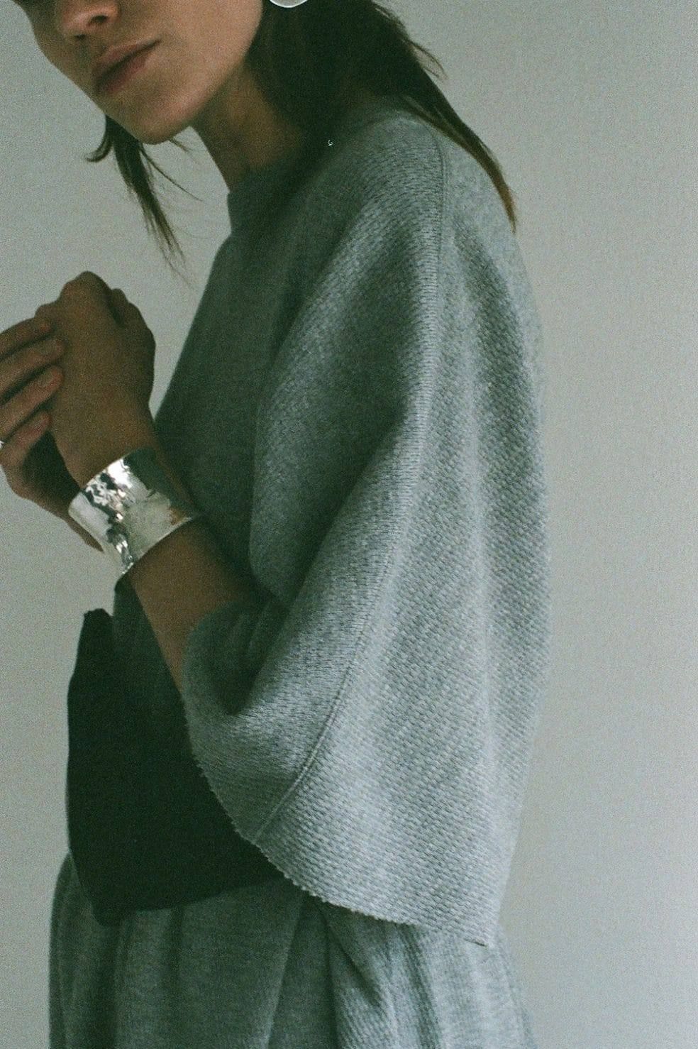 サーマルビッグTシャツ -  THERMAL BIG T/S GREY