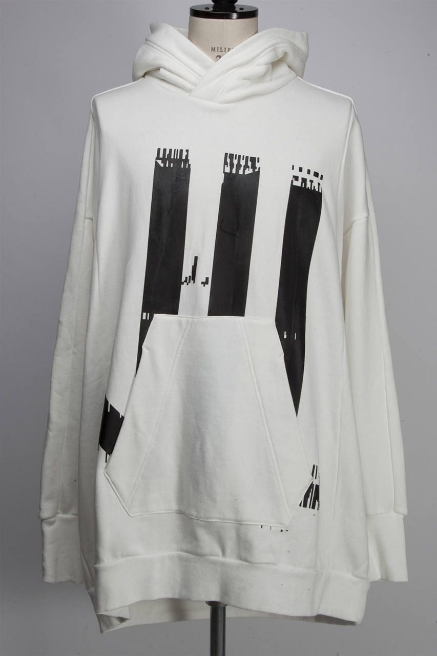 家紋ビッグフーディー - KAMON BIG HOODIE - WHITE