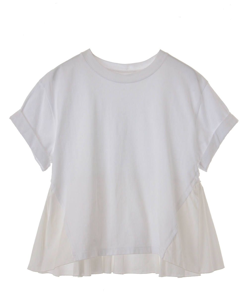 CLANE - バックフリルTシャツ - BACK FRILL T/S BLACK | ADDICT