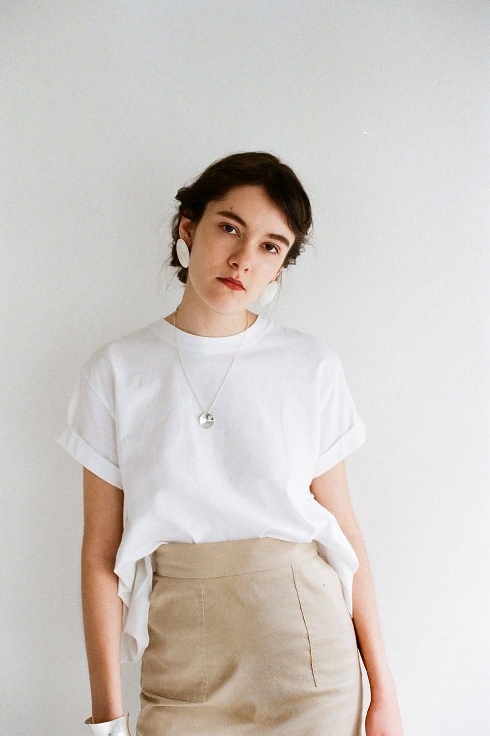CLANE - バックフリルTシャツ - BACK FRILL T/S WHITE | ADDICT