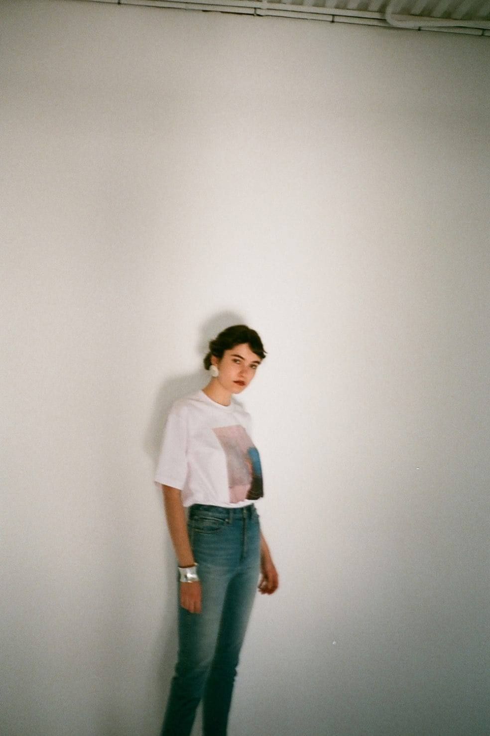 アートTシャツ -   	 ART T/S WHITE/S