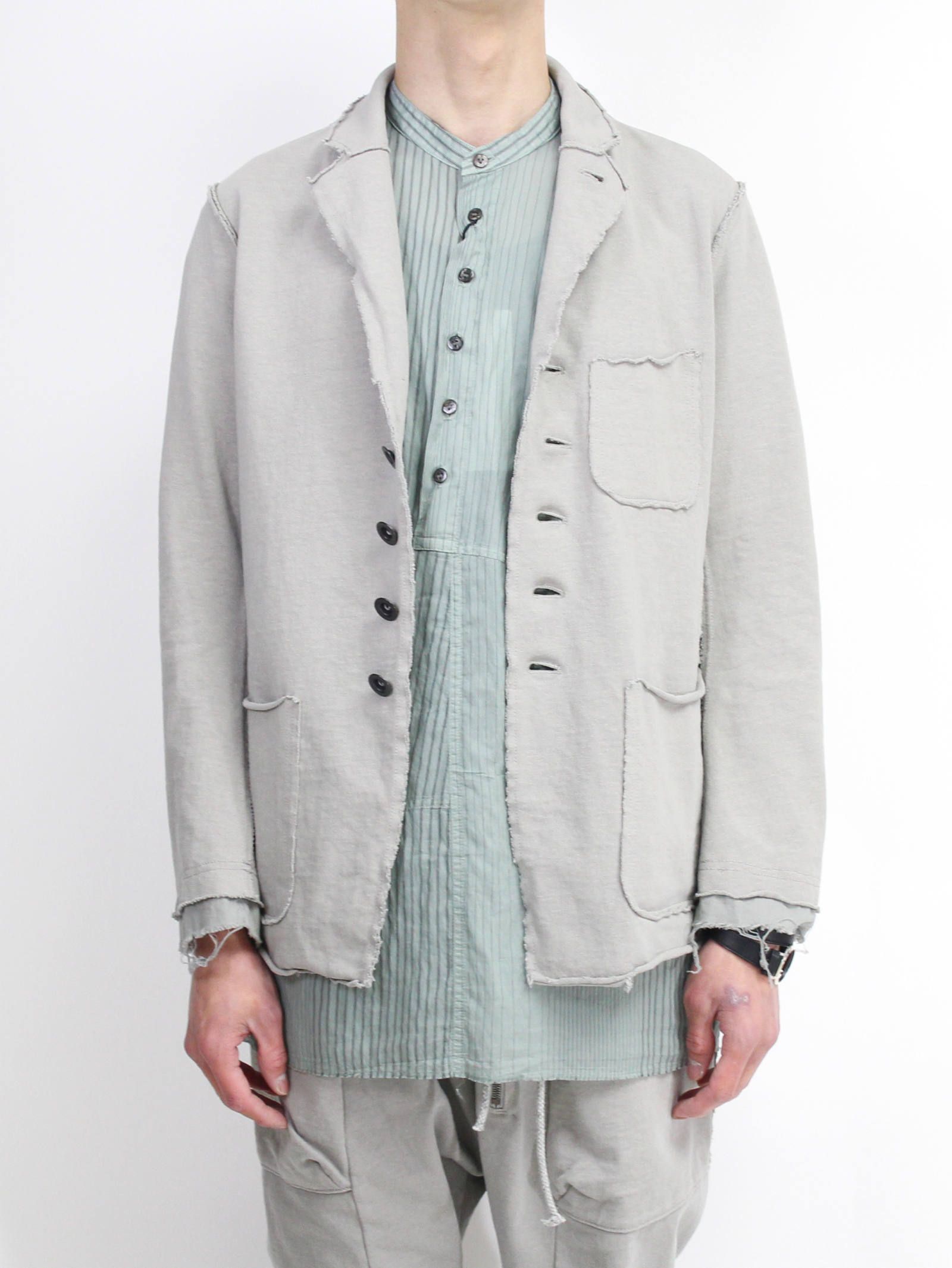 The Viridi-anne - 度詰め天竺ジャケット - BLACK | ADDICT WEB SHOP