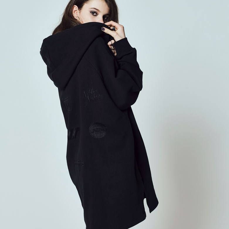 NIL DUE / NIL UN TOKYO - アイコンロングジップパーカー - ICON LONG ZIP HOODEI | ADDICT WEB  SHOP