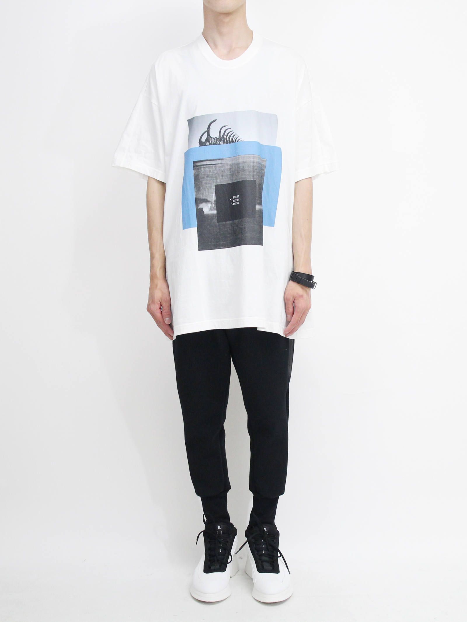 NILoS - 【IKE着用モデル】Tシャツ EXIST ver.1 641CPM5 - WHITE