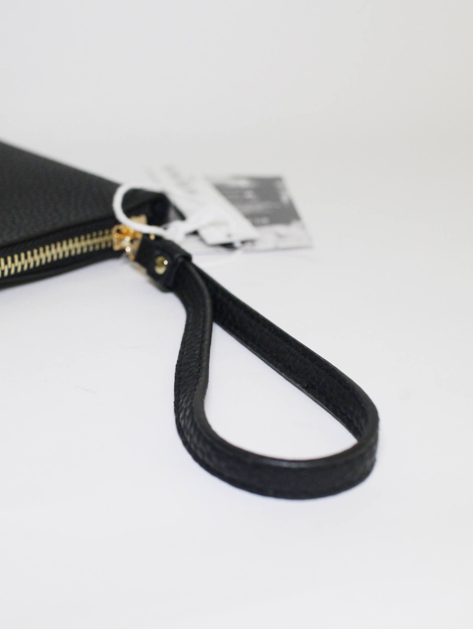レザークラッチバッグ - LEATHER CLUTH BAG - BLK