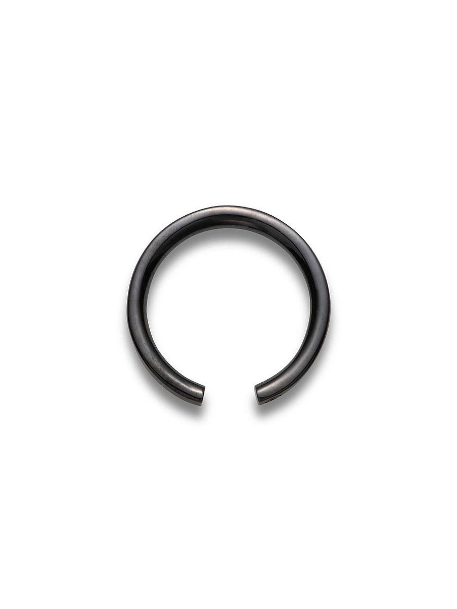 【片耳用】イヤーカフ EAR CUFF HEMI 103（BK）｜ブラックカラー・ユニセックスアクセサリー