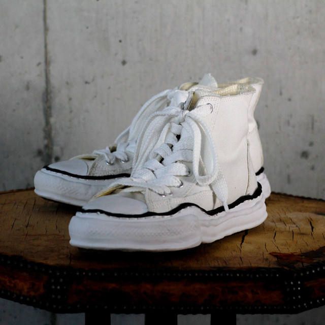 Maison MIHARA YASUHIRO - メゾンミハラヤスヒロハイカットスニーカー - WHITE | ADDICT WEB SHOP